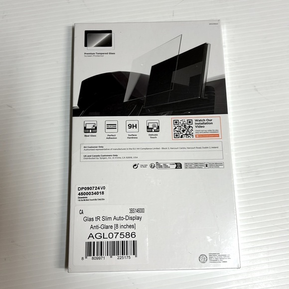 Spigen Auto Display Protector [GlasTR Slim] 8 Inch Anti-Glare - NEW in package - Picture 2 of 3